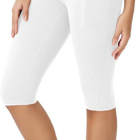 Stylish High Waisted Yoga Capris with Pockets - 14" Inseam for Ultimate Comfort - Picture 1 of 6